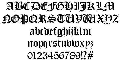 Old London Font By Dieter Steffmann Fontriver