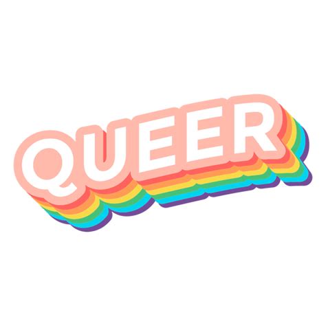 Queer 3d Badge Png And Svg Design For T Shirts