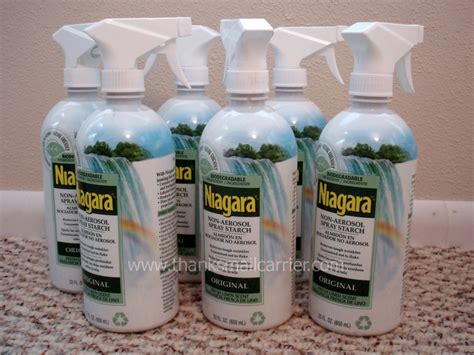 You can pick up niagara spray starch in the laundry aisle of most major retailers. Thanks, Mail Carrier | Niagara Non Aerosol Spray Starch ...