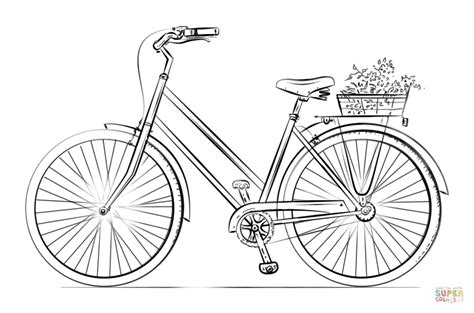 Fahrrad zum ausmalen und ausdrucken