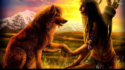 Indian And Wolf Wallpaper Images 64 Images