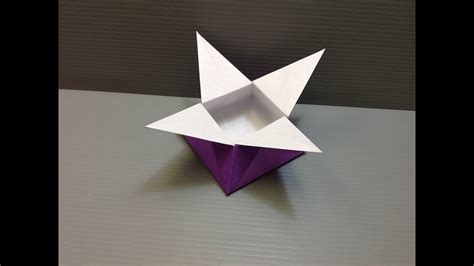 Daily Origami 024 Star Box Youtube