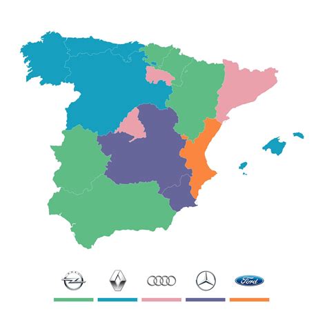 España es un país soberano y miembro de la unión europea, es también llamado reino de españa y su manera de gobierno es la monarquía parlamentaria. El mapa de los coches más tasados en España - Geografía ...