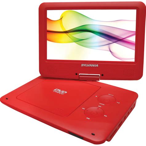 Sylvania Sdvd9020b 9 Portable Dvd Player Sdvd9020b Red Bandh