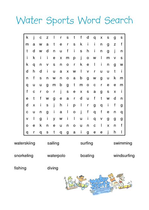 Microsoft word is part of microsoft's office. Printable Word Search Sports | Activity Shelter