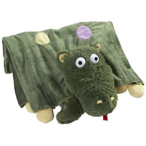The Original My Pillow Pets Dragon Blanket Green Animal Pillows
