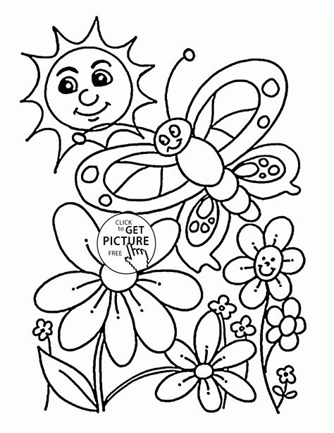 Nature Coloring Pages Free Download On Clipartmag