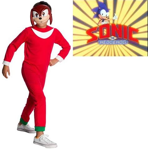 Sonic Hedgehog Knuckles Costumes