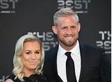 The football star and a goalkeeper for denmark national team married to his wife stine gyldenbrand in 2015. FOTO. Zien en gezien worden op groene loper van FIFA-gala ...