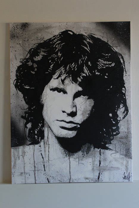 The Doors Jim Morrison Painting Acrylic On Canvas Catawiki