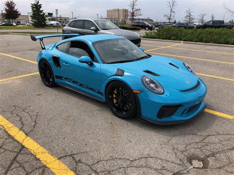 2019 Porsche 911 Gt3 Rs Miami Blue Rennlist Porsche Discussion Forums