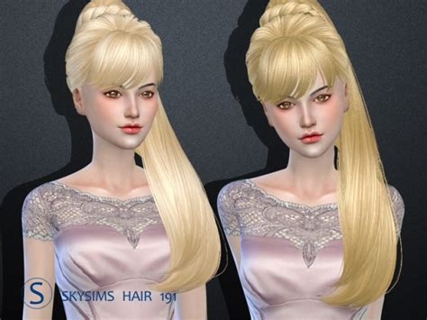 Skysims Hair 191 Pay At Butterfly Sims Sims 4 Updates