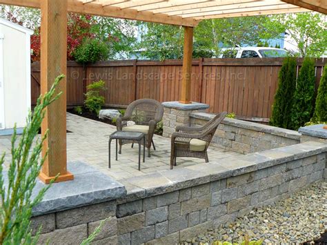 Block Seating Walls Gallery Lewis Landscape Services