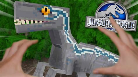 Releasing Blue Into The Wild Jurassic World Minecraft Dlc Ep4