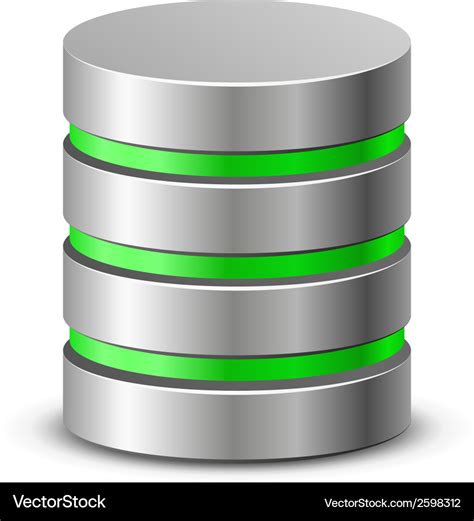 Database Icons Royalty Free Vector Image Vectorstock