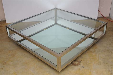 Pallet furniture ❯ pallet coffee tables ❯ sleek coffee table made from two pallets. Sleek Mirrored Coffee Table at 1stdibs