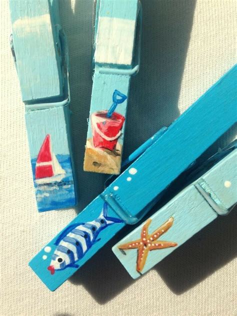 Decorated Clothes Pins Painted Clothes Pins Wood Clothes Clothes Pin