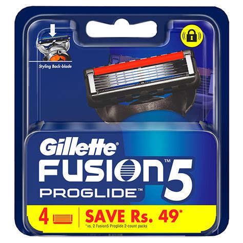 buy gillette fusion proglide flexball manual shaving razor blades cartridge 4s pack online