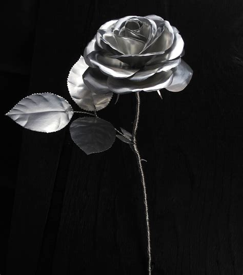 Metal Rose Sculpture My Husband Makes These Beautiful