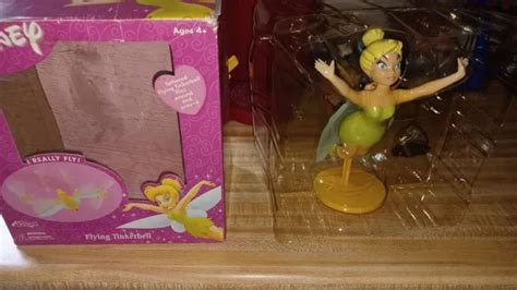 Vintage Disney Tinkerbell Tethered Flying Fusion Toys Tink 2002 Peter