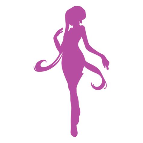 Cute Anime Girl Silhouette Transparent Png And Svg Vector File