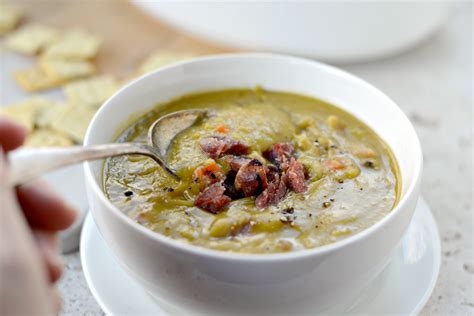 Easy Split Pea Soup With Ham Simply Scratch