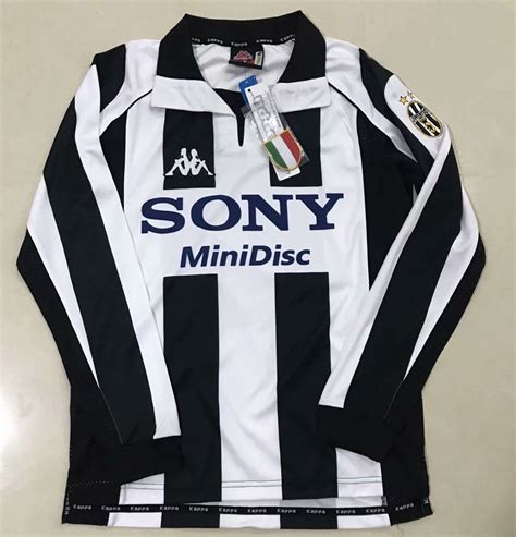 For custom name and number please read this. US$ 17.98 - 1997-1998 Juventus Home Retro Long Sleeve ...