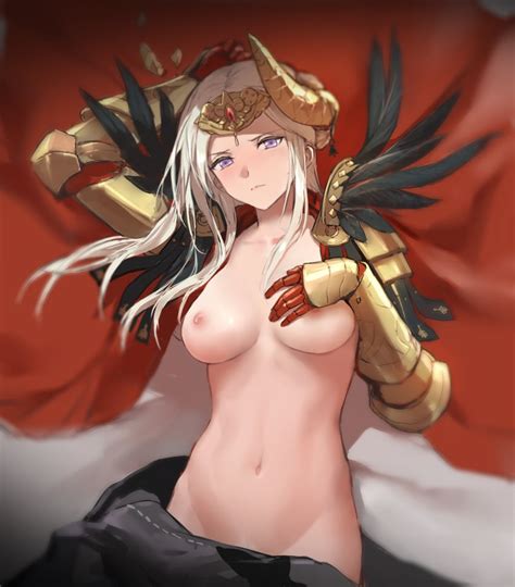 Rule 34 Armor Black Feathers Breasts Commentary Edelgard Von Hresvelg Feathers Female Fire