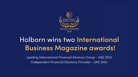 Holborn Assets Takes Home Two Golds At The 2023 International Business