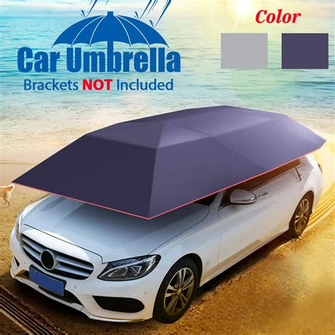 158x83inch Car Umbrella Tent Sun Shade Cover Anti Uv Protect Roof Cover