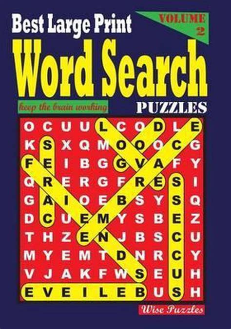 Best Large Print Word Search Puzzles Wise Puzzles 9781535390828