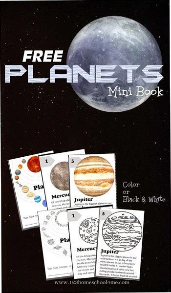 Free Planets Mini Book Free Homeschool Deals