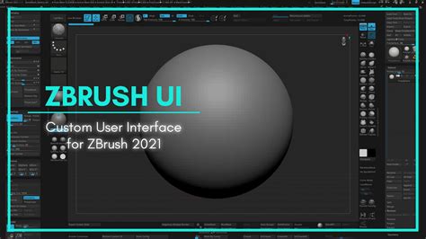 ArtStation - [Custom UI] Custom User Interface for ZBrush 2021 | Resources