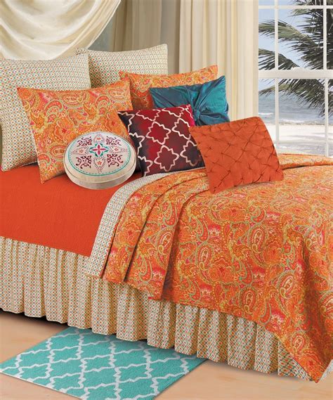 Orange Paisley Bedding Foter