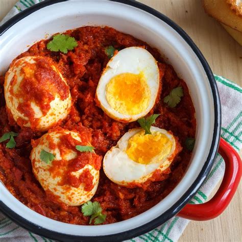 Maybe you would like to learn more about one of these? Hard Boiled Eggs in Tomato Sauce Recipe — Eatwell101