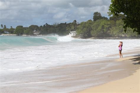 High Surf Creates Stir Barbados Advocate
