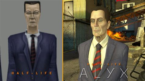 Half Life Alyx G Man With Old Designs Half Life 2 Mods
