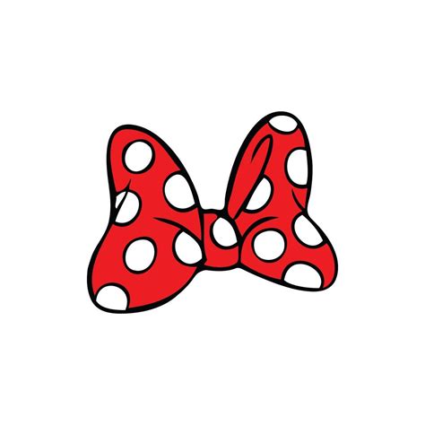 Minnie Red Bow Svg Disney Bow Minnie Mouse Bow Svg Minnie Mouse Head