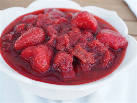 Strawberry Rhubarb Sauce Recipe Pamela Salzman