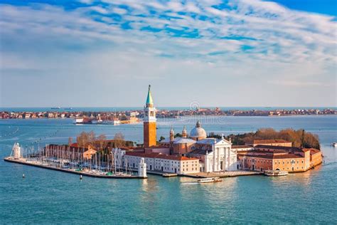 San Giorgio Maggiore Island Venice Stock Image Image Of Blue