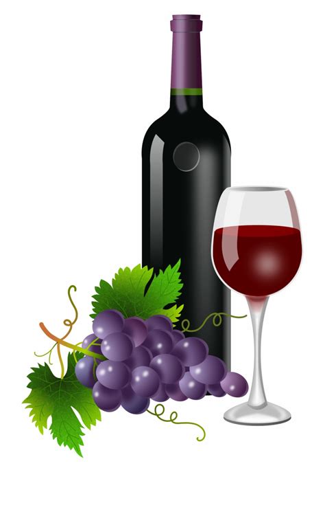 Red Wine Champagne Bottle Clip Art Wine Bottle And Glass Png Vector