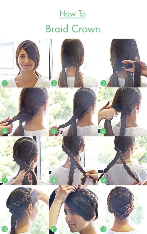 If you can french (or dutch) plait then you can do this hairstyle, it just takes a bit of practice. Braid Crown Tutorial for Long Hair - PoPular Haircuts