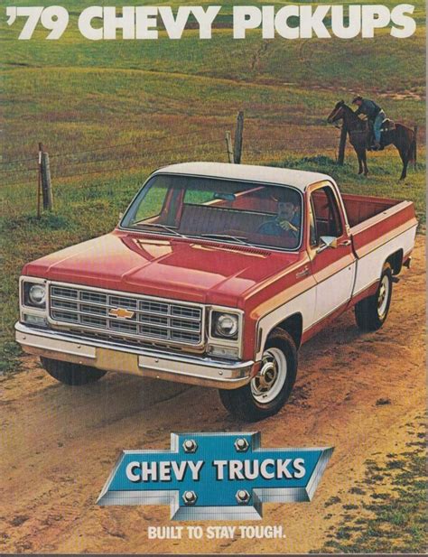 1979 Chevrolet Pickup Trucks Brochure C10 C20 C30 K10 K20 K30 Chevy