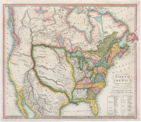 First Map To Illustrate The Louisiana Purchase In Full Rare And Antique
