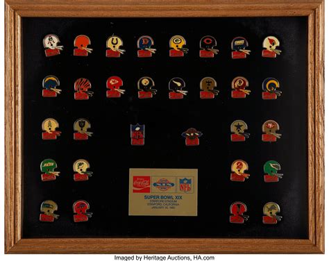 1985 Nfl Super Bowl Collector Pins Limited Edition Series 1 Lot