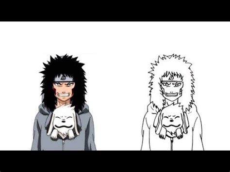 how to draw Kiba Inuzuka step by step Naruto كيف ترسم كيبا انوزوكا من