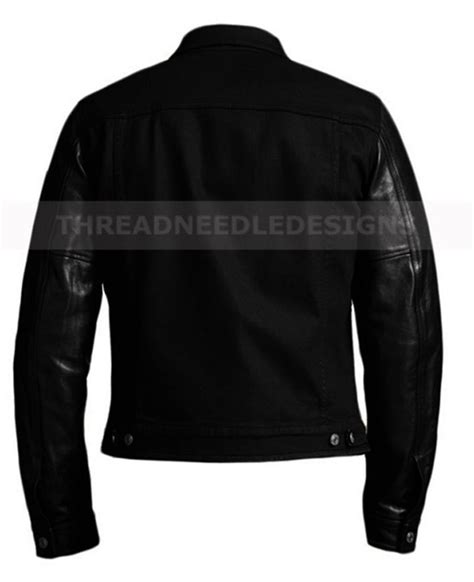 David Beckham Spotted In Belstaff Leather Denim Jacket Ebay