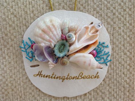 Personalized Hand Decorated Sand Dollar Seashell Art Beach Etsy Uk