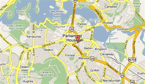 Canberra map — satellite images of canberra. Canberra Map