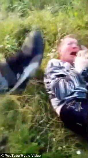 Shocking Video Shows Teen Lynch Mob Beat Russian Paedophile Who Went To